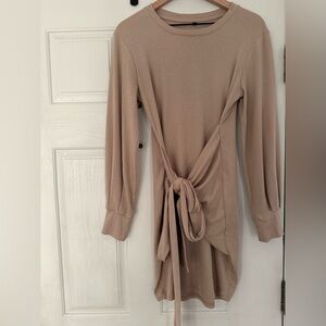 Long Sleeve Wrap Dress